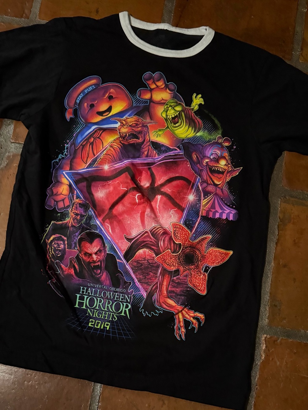 Halloween Horror Nights 2019 Black Graphic Wall Art Tee